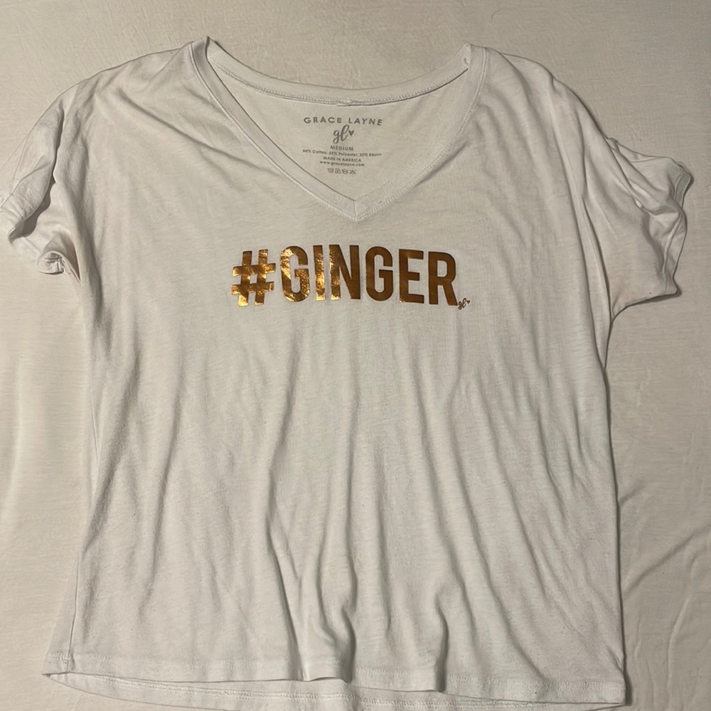 #Ginger T-shirt. Size medium. Worn once. Grace Layne.